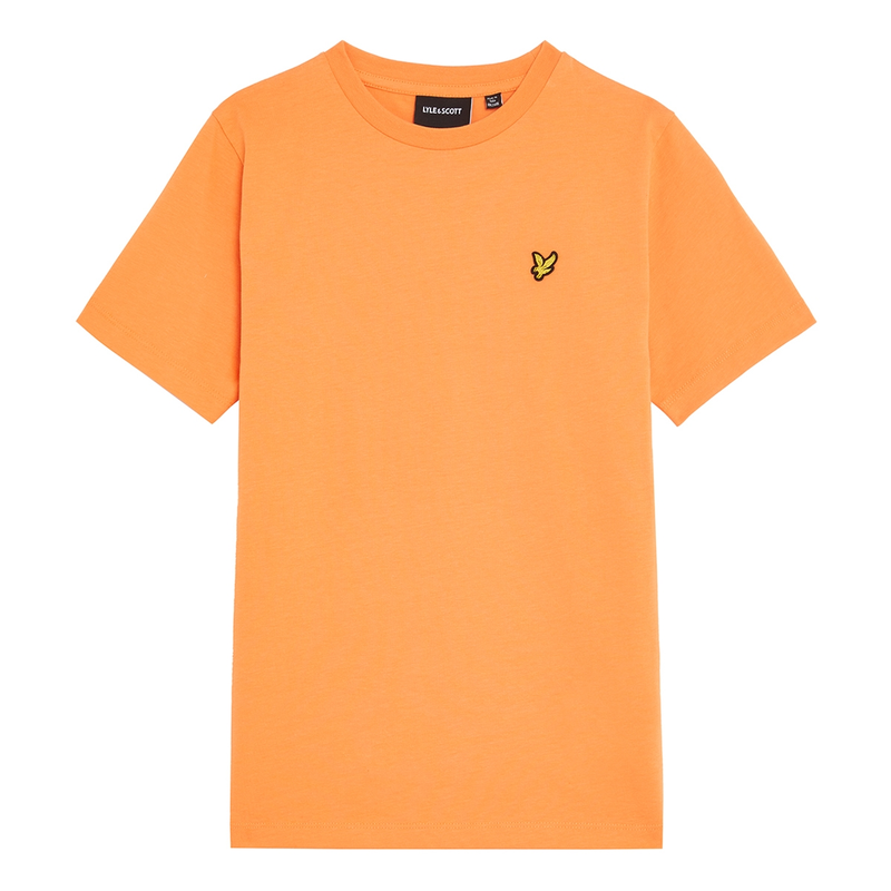 Jongens T-shirt TSB2000V plain shirt Lyle and Scott ORANJE
