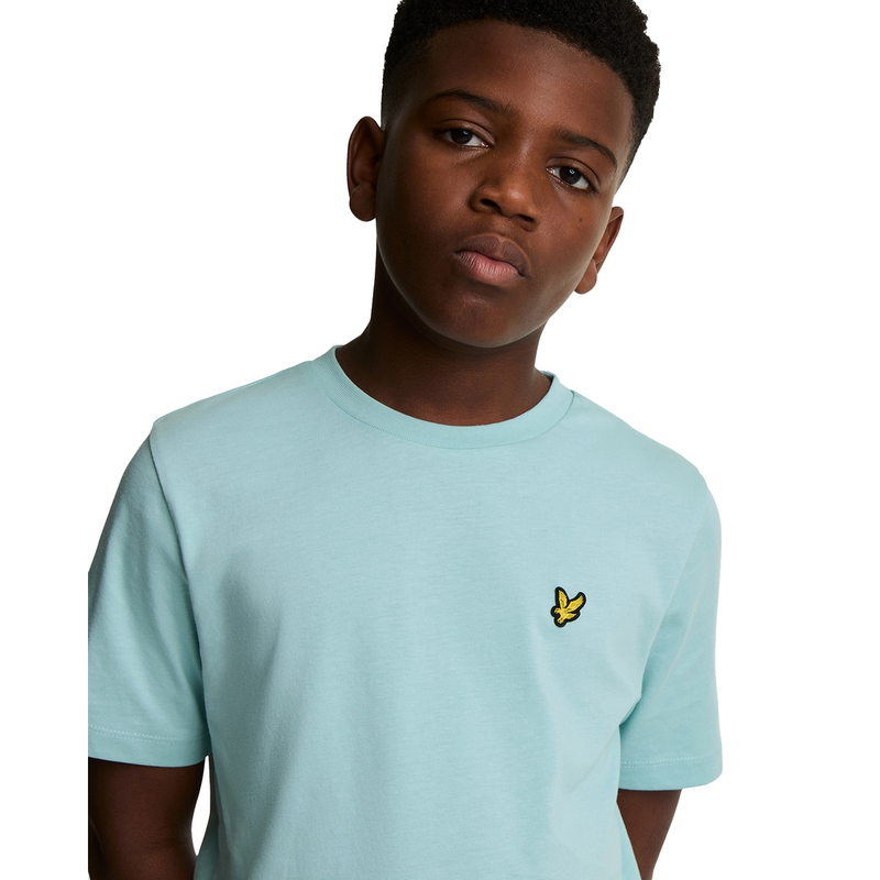 Jongens T-shirt TSB2000V plain shirt Lyle and Scott ROYAL BLUE