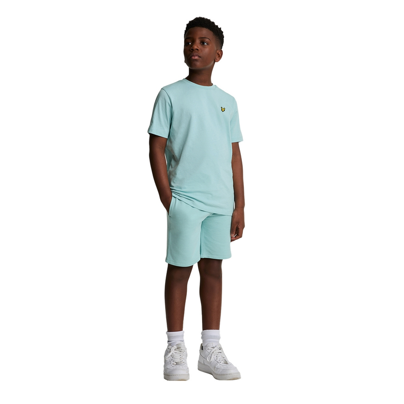 Jongens T-shirt TSB2000V plain shirt Lyle and Scott ROYAL BLUE