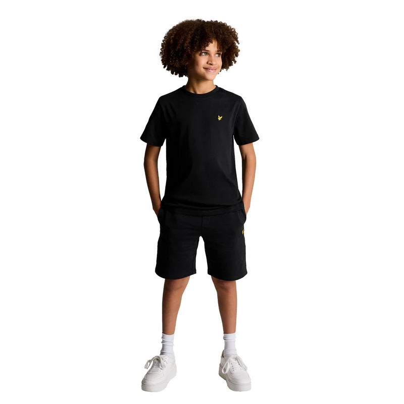 Jongens T-shirt TSB2000V tshirt Lyle and Scott ZWART