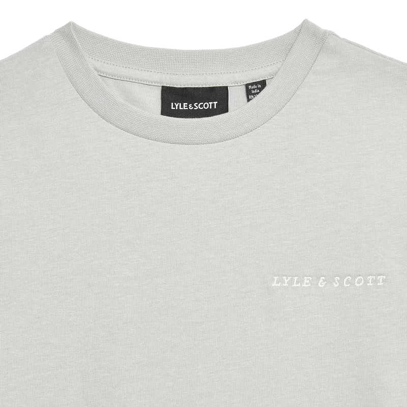 Jongens T-shirt TSB2012V Shirt Lyle and Scott LICHT GRIJS