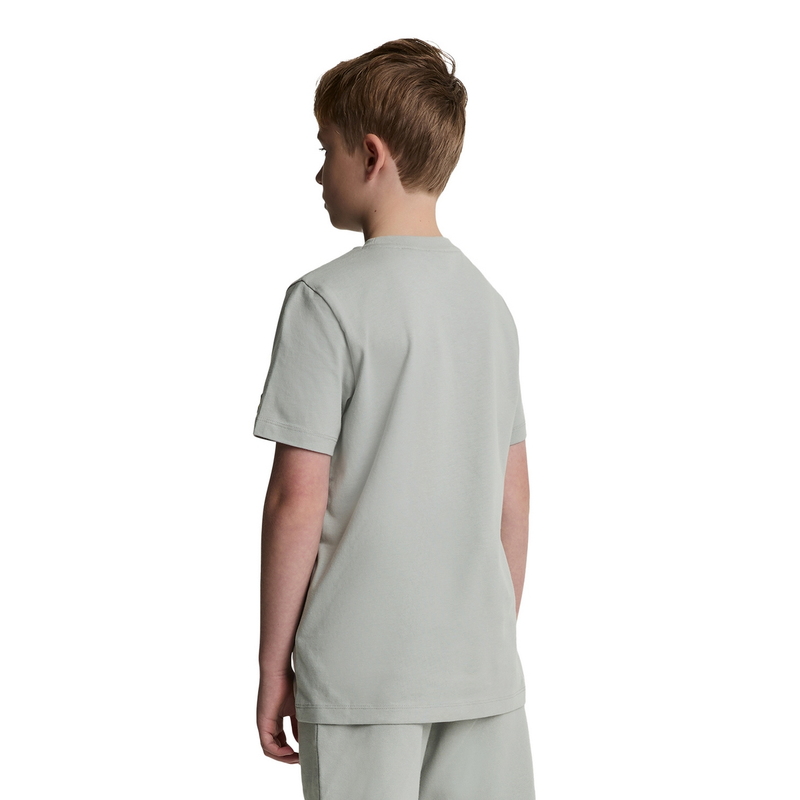 Jongens T-shirt TSB2012V Shirt Lyle and Scott LICHT GRIJS