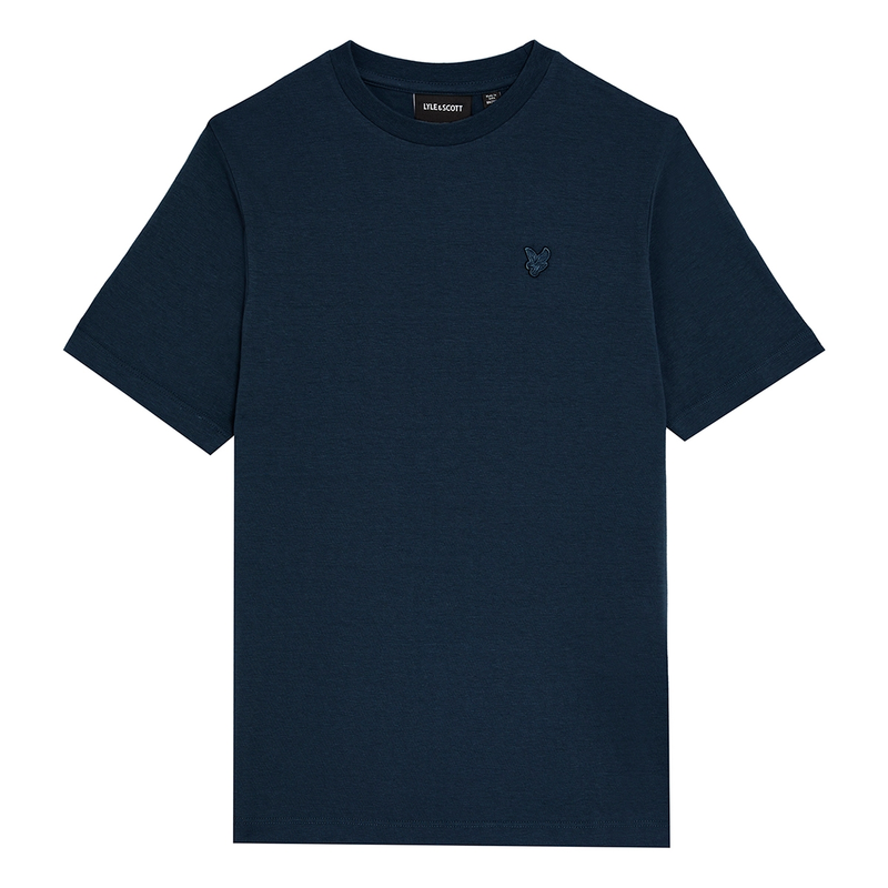 Jongens T-shirt TSB2205V Linen shirt Lyle and Scott NAVY