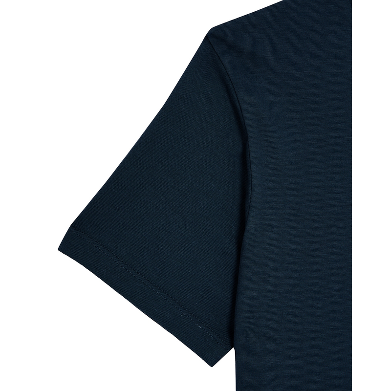 Jongens T-shirt TSB2205V Linen shirt Lyle and Scott NAVY