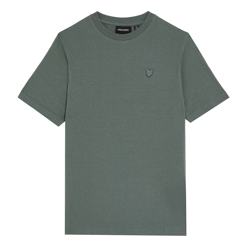 Jongens T-shirt TSB2205V Linen shirt Lyle and Scott GROEN