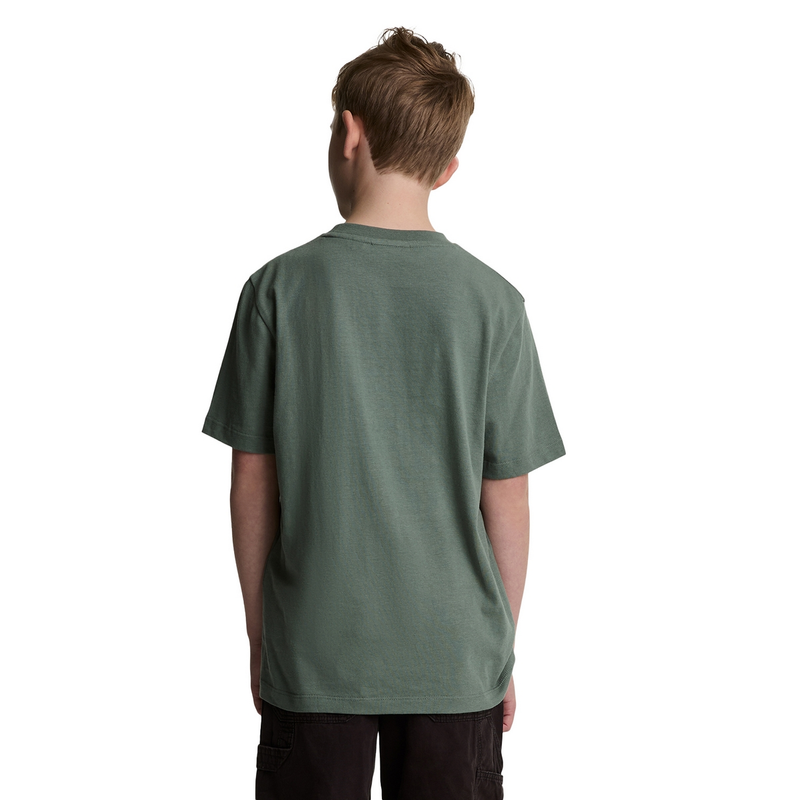 Jongens T-shirt TSB2205V Linen shirt Lyle and Scott GROEN