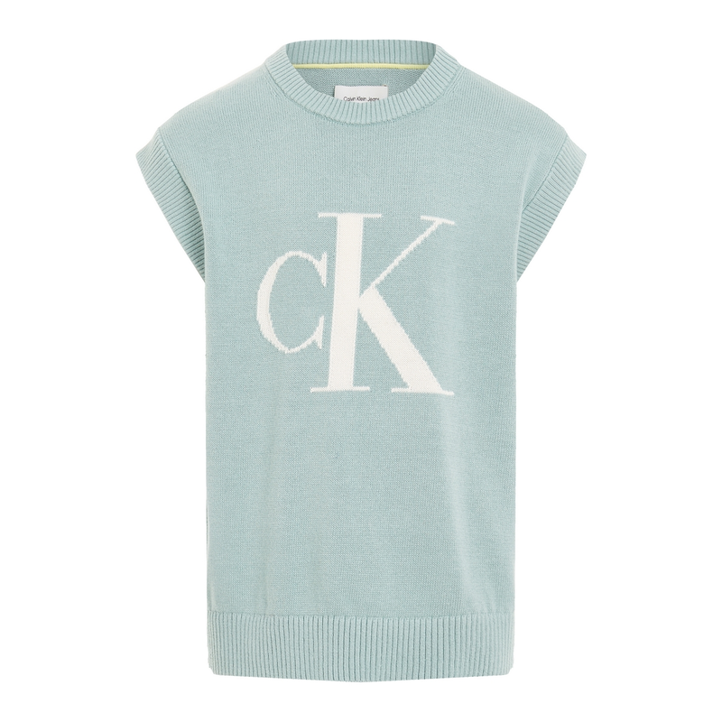 Jongens Top IB0IB02511CCO Calvin Klein Jeans GROEN