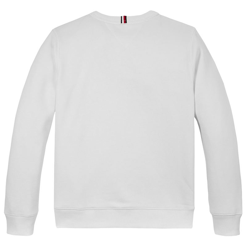 Jongens Trui KB0KB09569YBR Tommy Hilfiger Wit