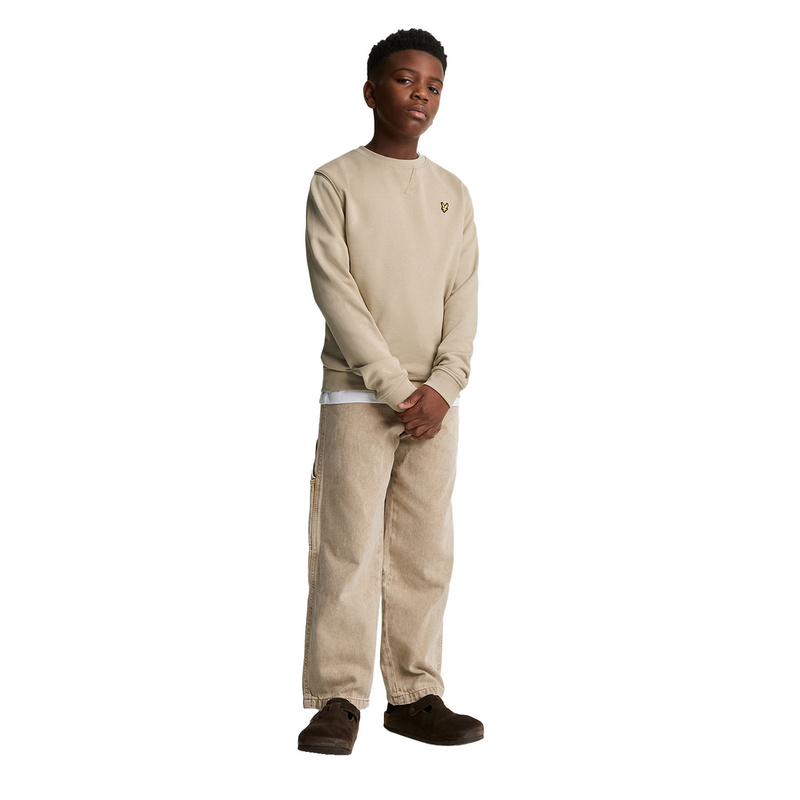 Jongens Trui MLB2000V Sweat Lyle and Scott LICHT GRIJS