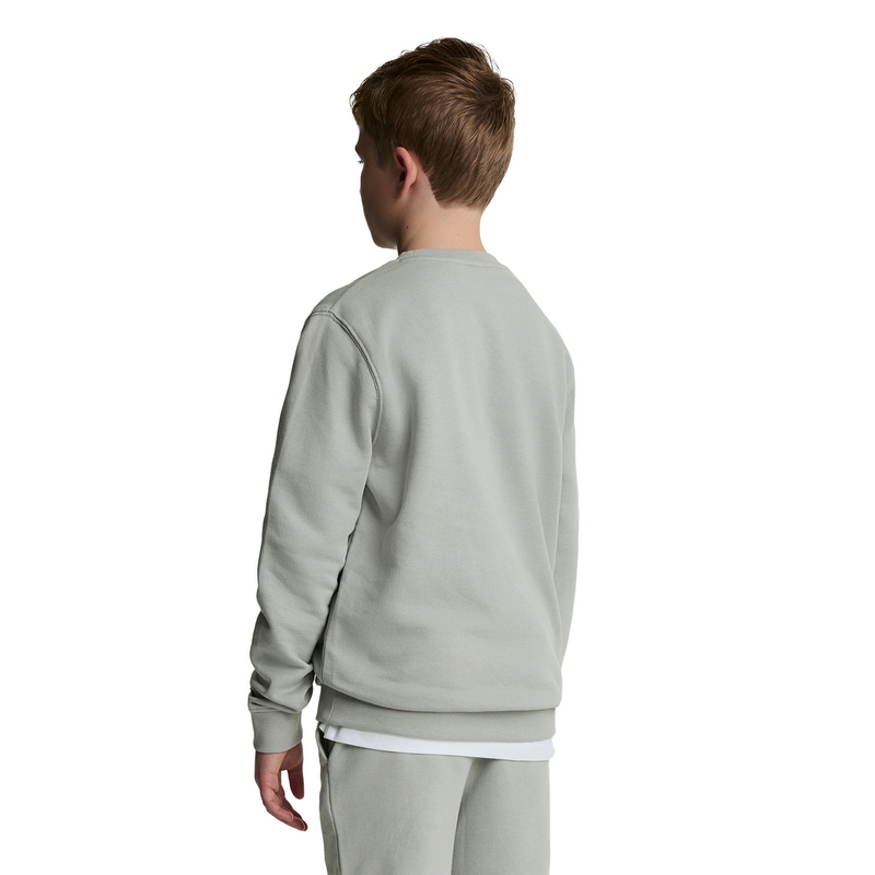 Jongens Trui MLB2019V Script Lyle and Scott LICHT GRIJS