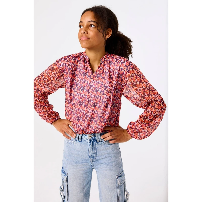 Meisjes Blouse B52431 Garcia KORAAL