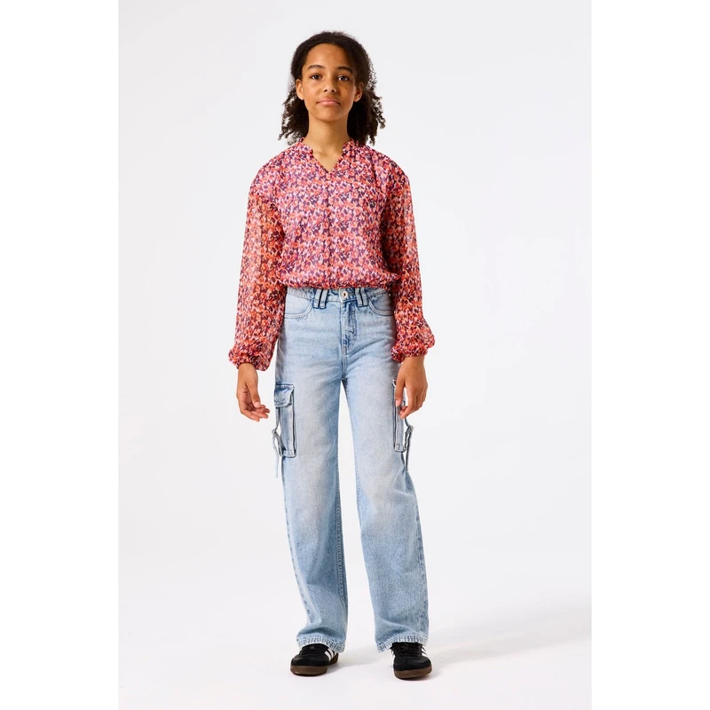 Meisjes Blouse B52431 Garcia KORAAL