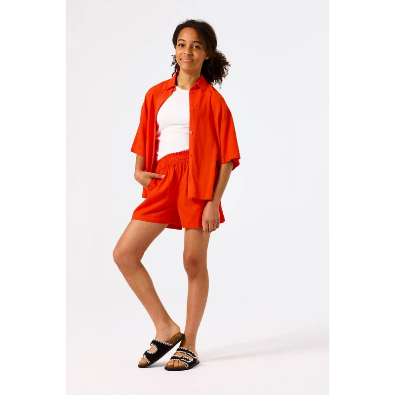 Meisjes Blouse C52631 Garcia ROOD