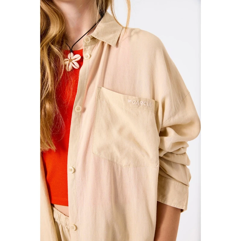 Meisjes Blouse C52632 Garcia ZAND