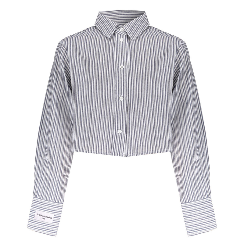 Meisjes Blouse FL25229 Rijntje Frankie & Liberty BLEU