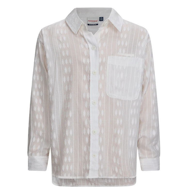Meisjes Blouse Katja Retour Wit