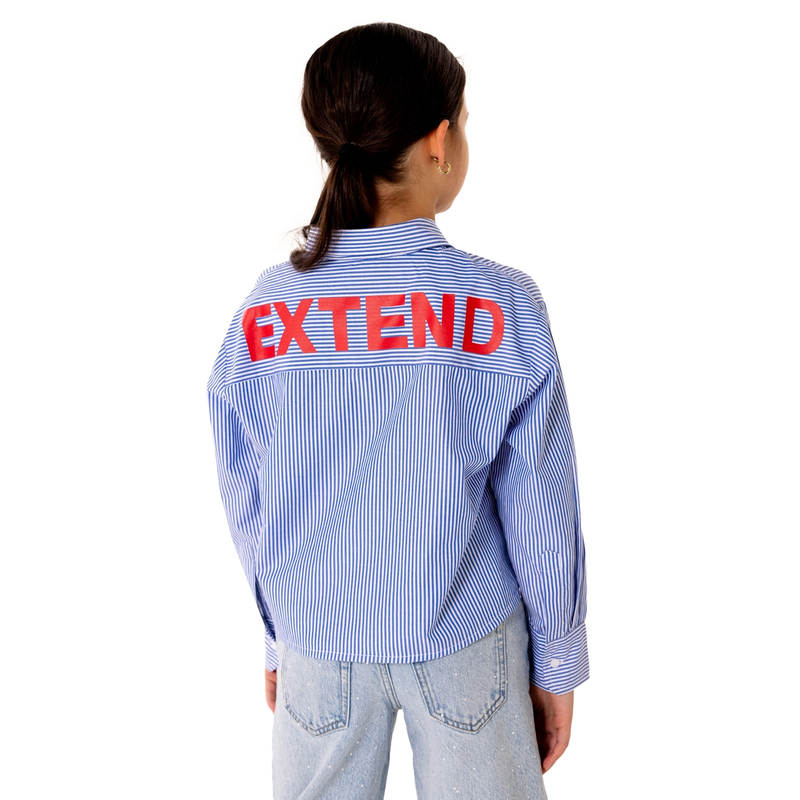 Meisjes Blouse KOGEMA Only WIT DESSIN