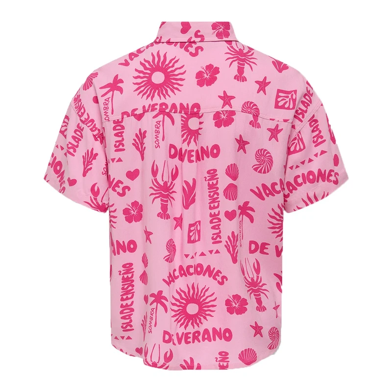 Meisjes Blouse KOGZALINA Only FUCHSIA