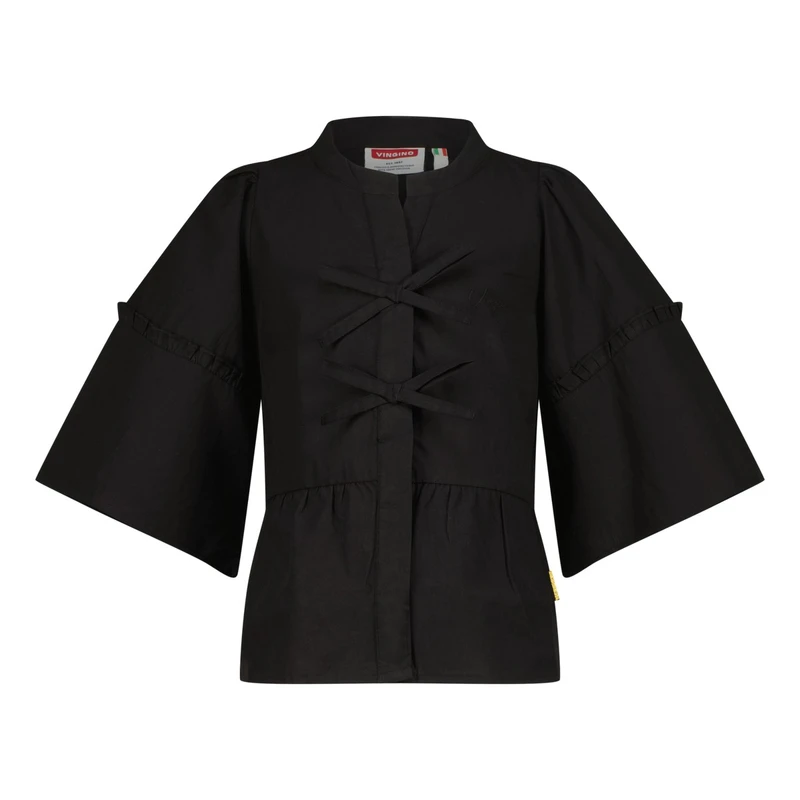 Meisjes Blouse Loretta KGN22001 Vingino ZWART