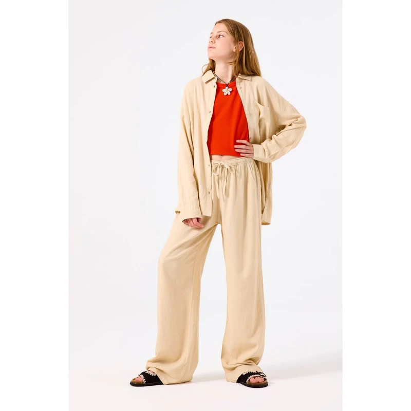 Meisjes Broek C52723 Garcia ZAND