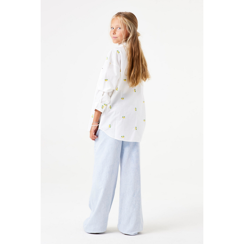 Meisjes Broek D52523 Garcia MID BLUE DENIM