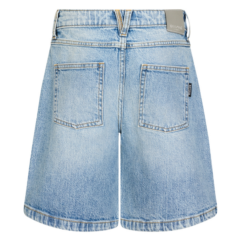 Meisjes Broek Martha Retour MID BLUE DENIM