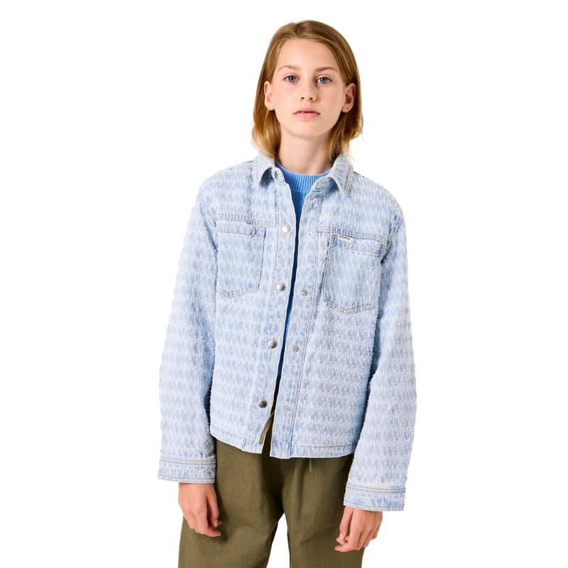 Meisjes Jack A52655 Garcia LIGHT BLUE DENIM