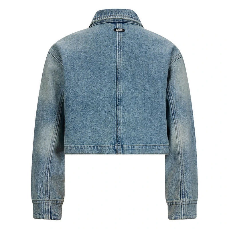 Meisjes Jack Kim Retour LIGHT BLUE DENIM