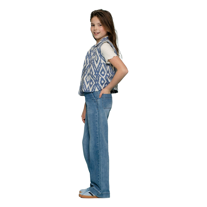 Meisjes Jeans 51000K-10 Geisha MID BLUE DENIM