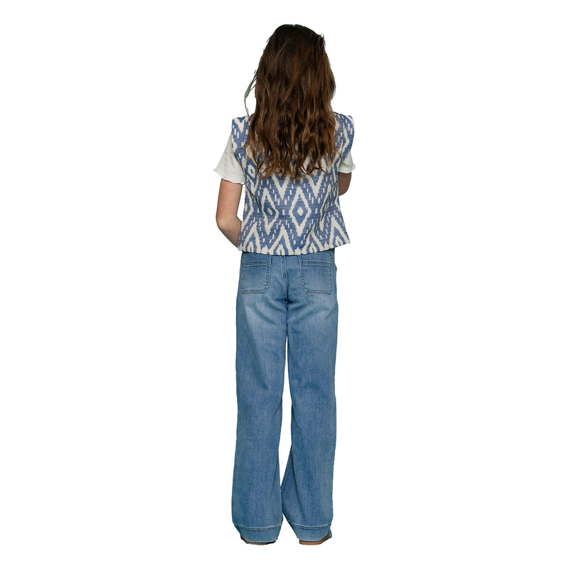 Meisjes Jeans 51000K-10 Geisha MID BLUE DENIM