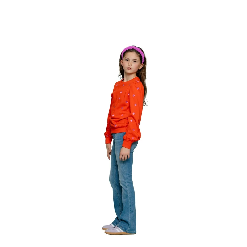 Meisjes Jeans 51152K-50 BELLE Geisha MID BLUE DENIM