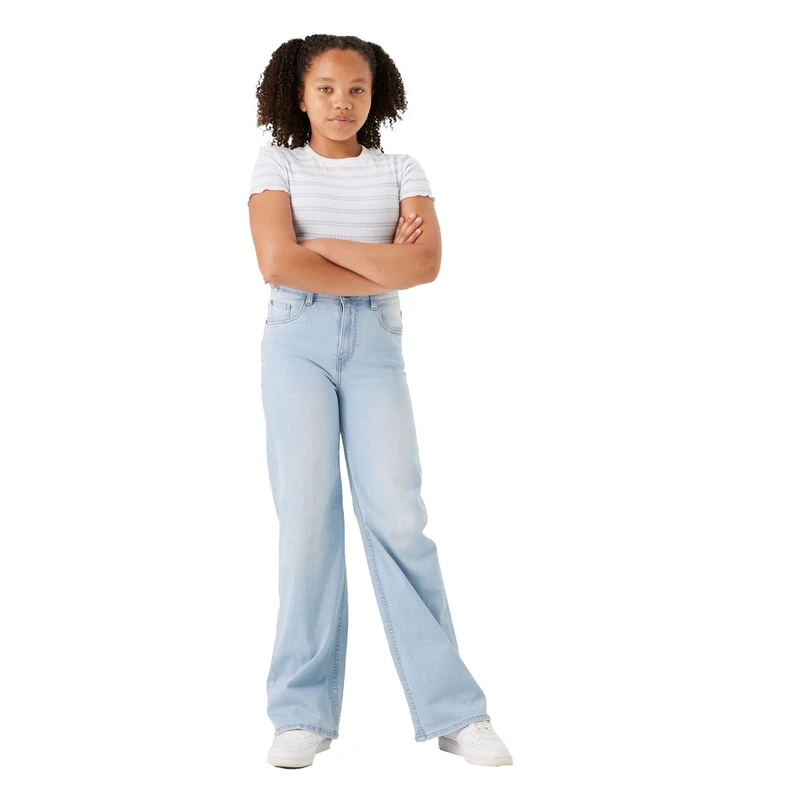 Meisjes Jeans 551 Garcia BLEACHED BLUE DENIM