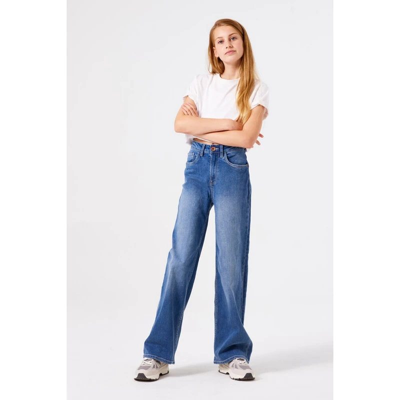 Meisjes Jeans 551 Garcia MID BLUE DENIM