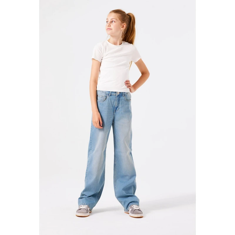 Meisjes Jeans 577 Garcia MID BLUE DENIM