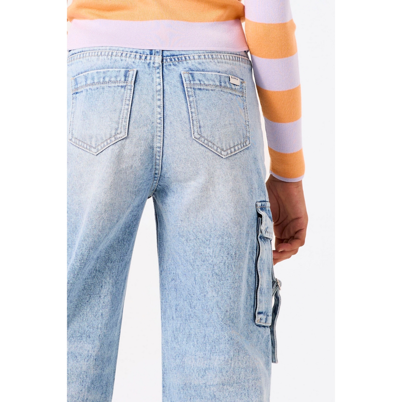 Meisjes Jeans B52530 Garcia MID BLUE DENIM