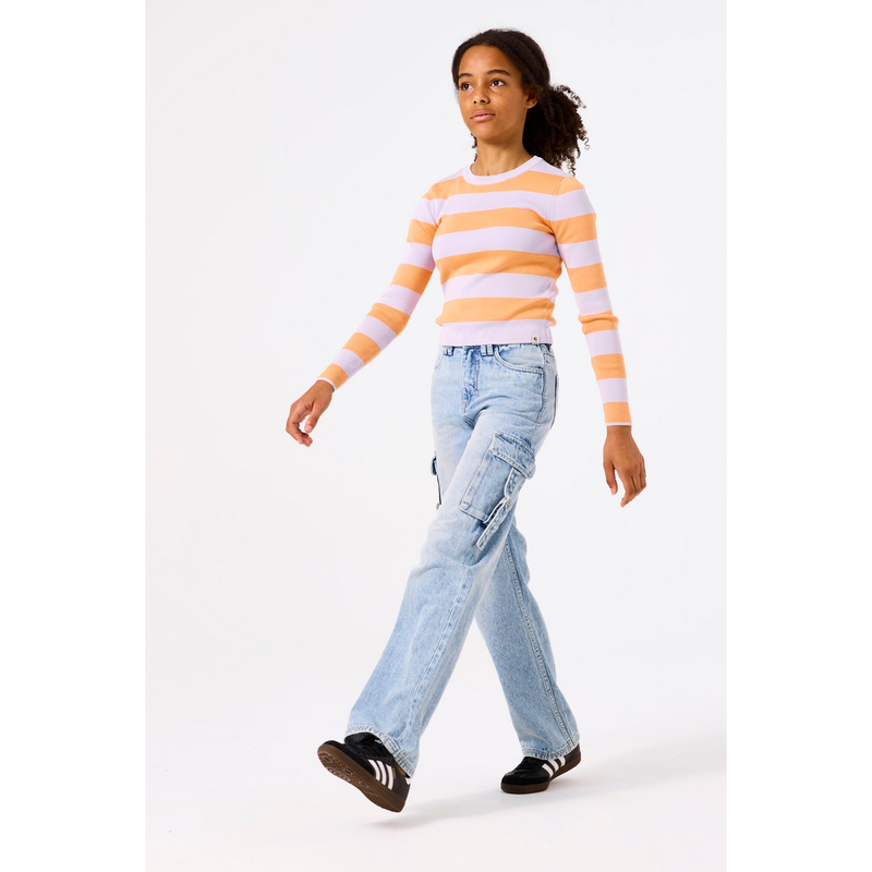 Meisjes Jeans B52530 Garcia MID BLUE DENIM