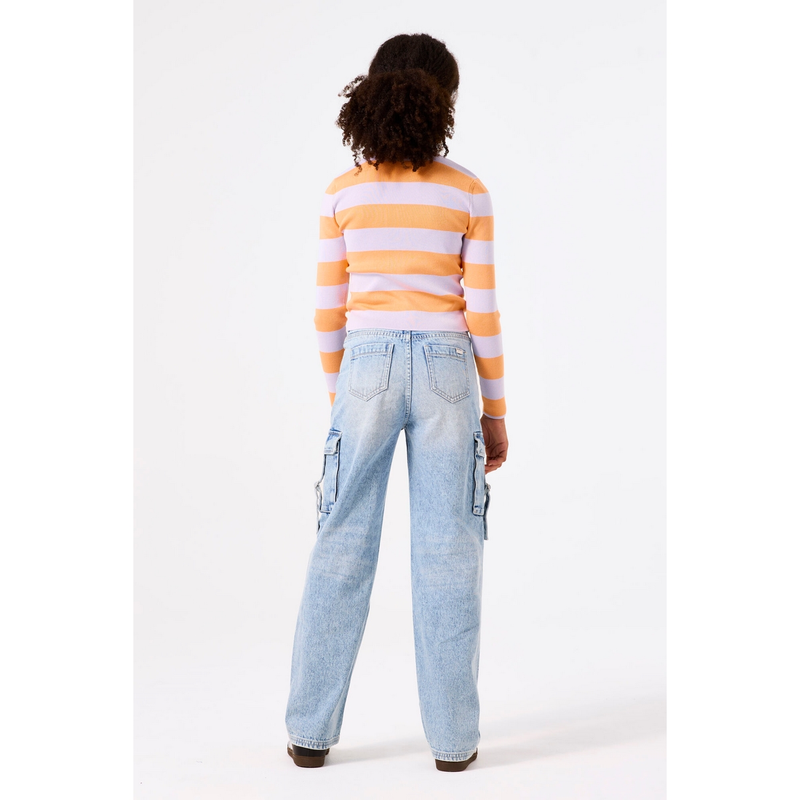 Meisjes Jeans B52530 Garcia MID BLUE DENIM