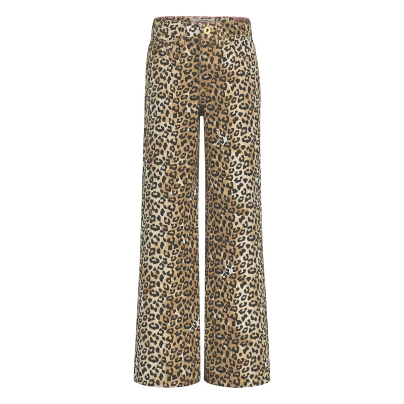 Meisjes Jeans Cassie KGD42019 Vingino BRUIN DESSIN
