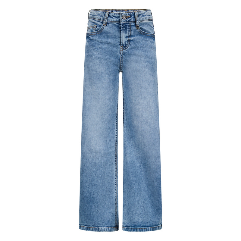 Meisjes Jeans Celeste Wide Retour MID BLUE DENIM