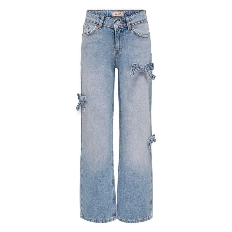 Meisjes Jeans KOGHOPE Only BLEACHED BLUE DENIM