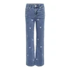 Meisjes Jeans KOGJUICY WIDE LEG HEART EMB JEANS N