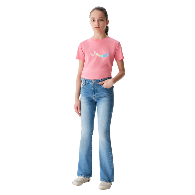 Meisjes Jeans Noelia G maisha wash LTB MID BLUE DENIM