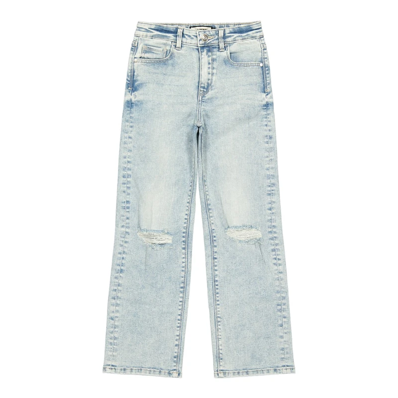Meisjes Jeans NORA42002 Sydney Raizzed BLEACHED BLUE DENIM