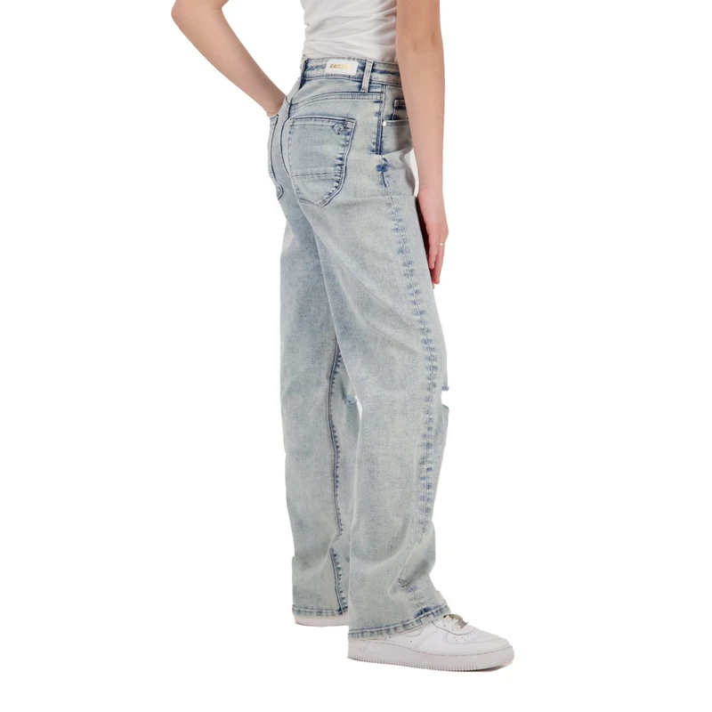 Meisjes Jeans NORA42002 Sydney Raizzed BLEACHED BLUE DENIM