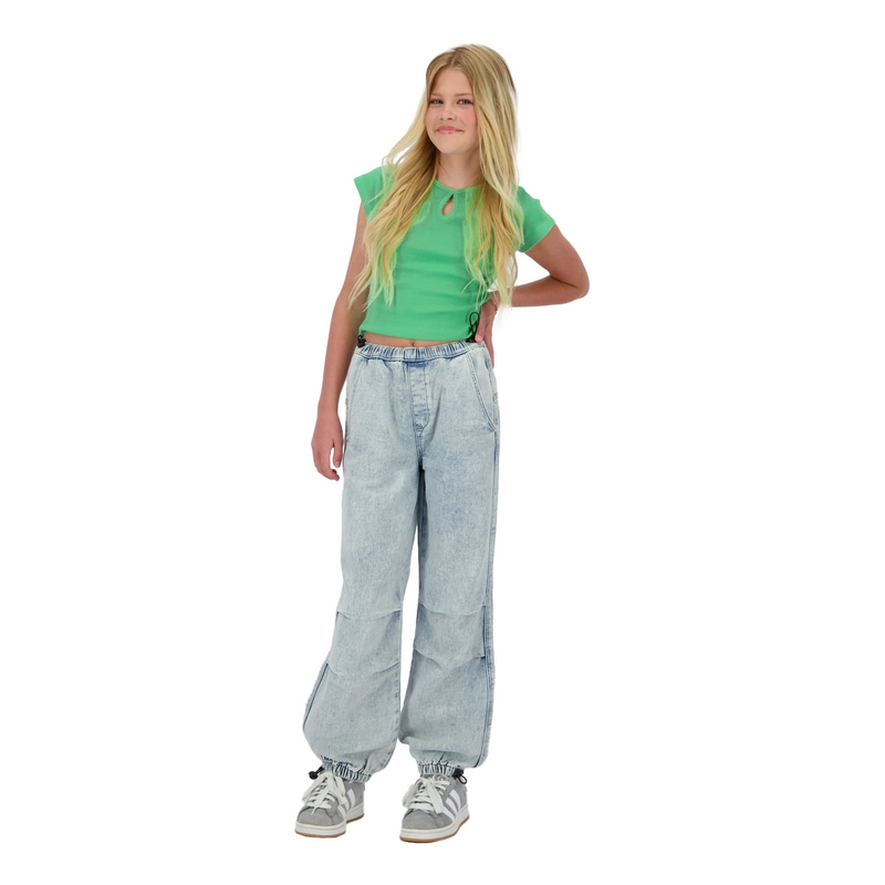 Meisjes Jeans R125KGD2007 Casablan Raizzed LIGHT BLUE DENIM