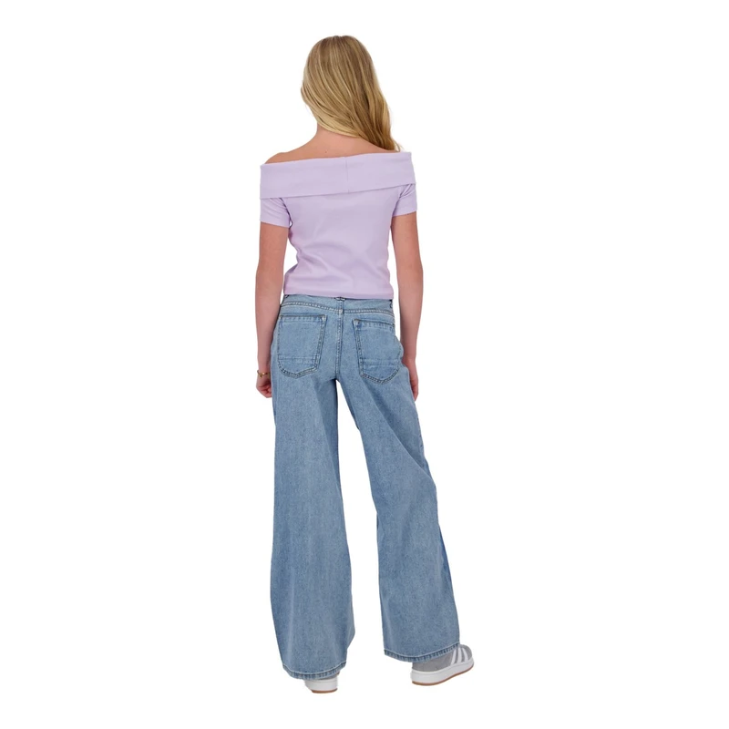 Meisjes Jeans R125KGD42003 Monaco Raizzed LIGHT BLUE DENIM