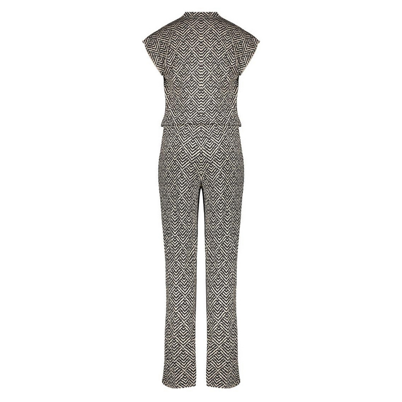 Meisjes Jumpsuit 51106K-60 Geisha ZWART DESSIN