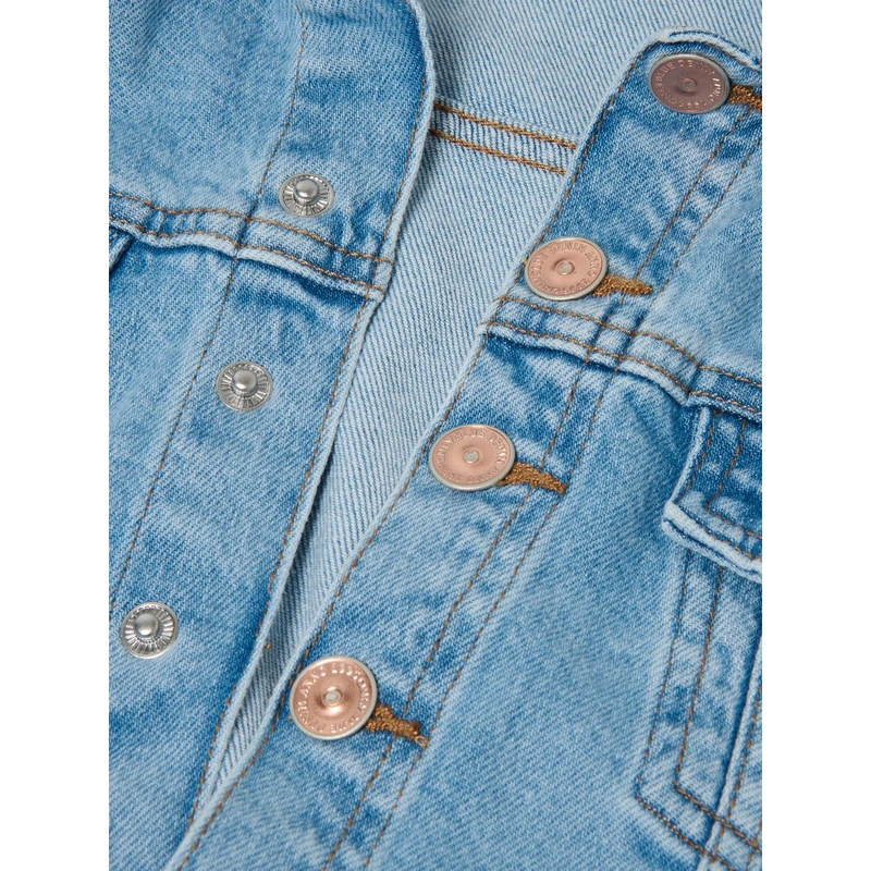Meisjes Jumpsuit KOGCASTEL Only MID BLUE DENIM