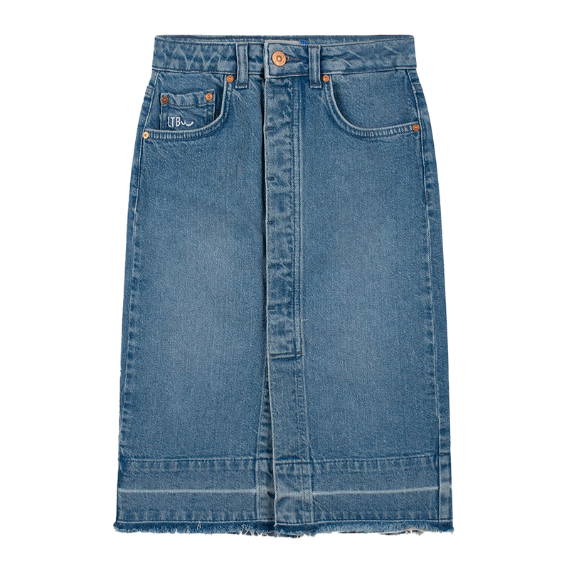 Meisjes Rok Marliya G ceola wash LTB MID BLUE DENIM