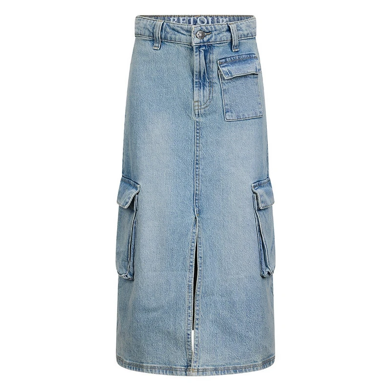 Meisjes Rok Nancy Retour LIGHT BLUE DENIM